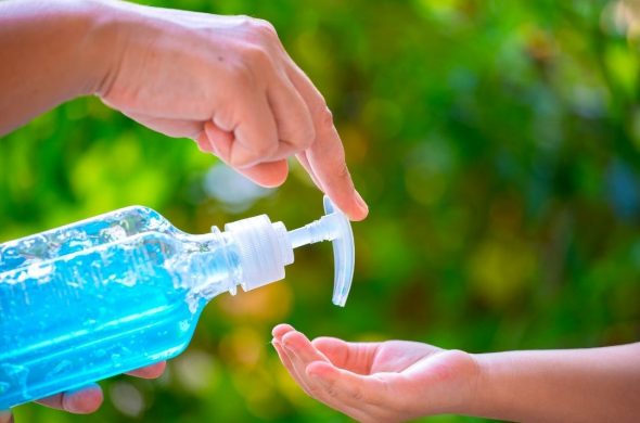 hand sanitize
