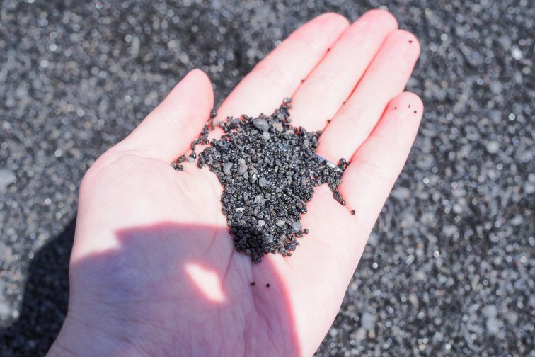 プナルウ黒砂海岸 ハワイ島