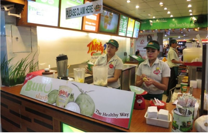 cebu thirsty mango juice shop philippines