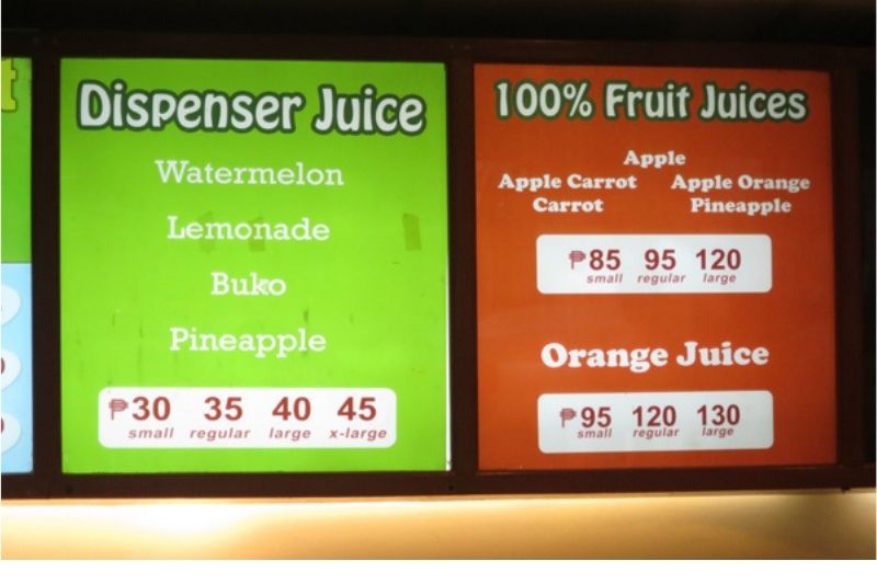 cebu thirsty mango juice shop philippines
