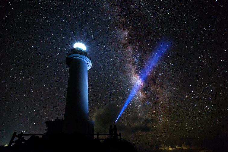 宇岸崎灯台　星