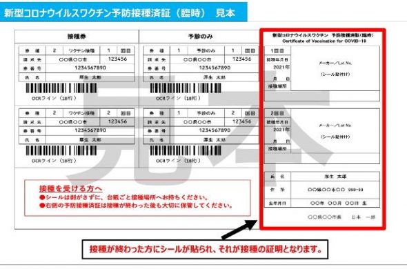 ワクチン・検査パッケージの導入