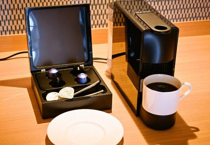 全室にネスプレッソマシンを完備｜大室の杜　玉翠