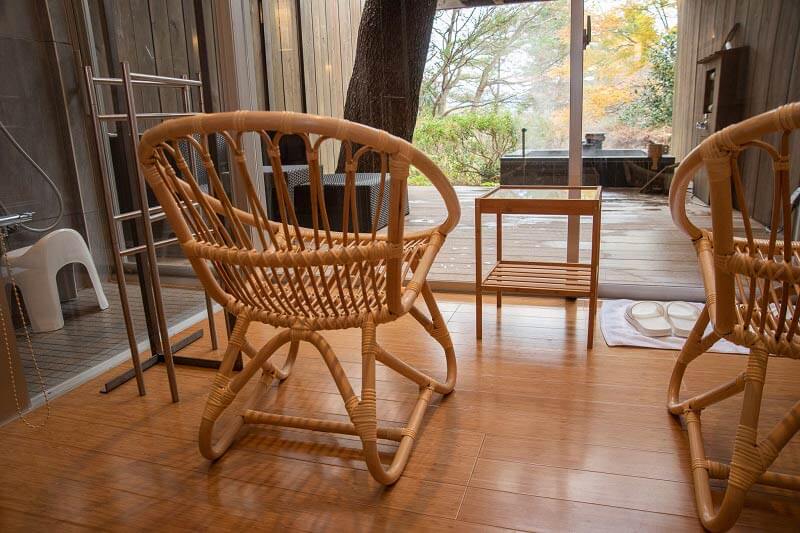 部屋からの景色も素晴らしい