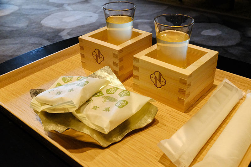 提供されるドリンクもおしゃれ｜Nazuna 京都 椿通