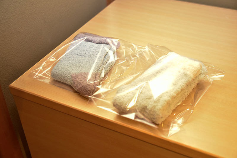 ルームソックスも常備