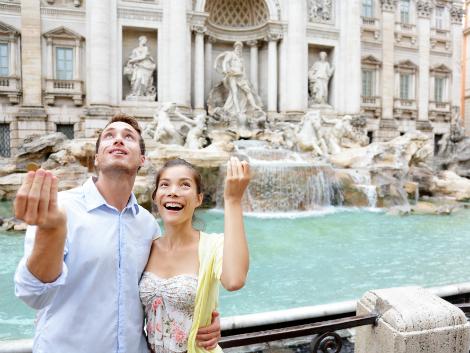 ローマ：トレヴィの泉