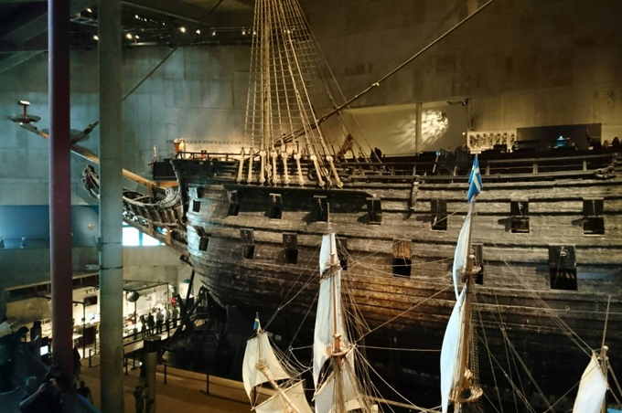 迫力満点のヴァーサ号