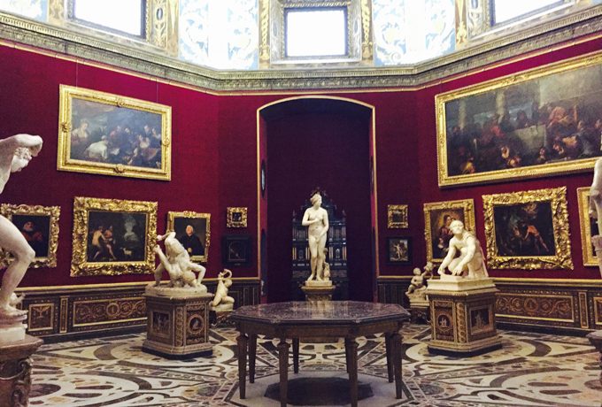 価値の高い美術品が数多くあるウフィツィ美術館