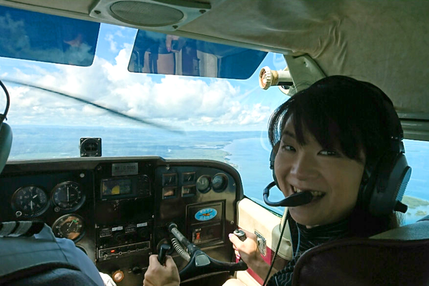 ワクワク！セスナ機操縦
