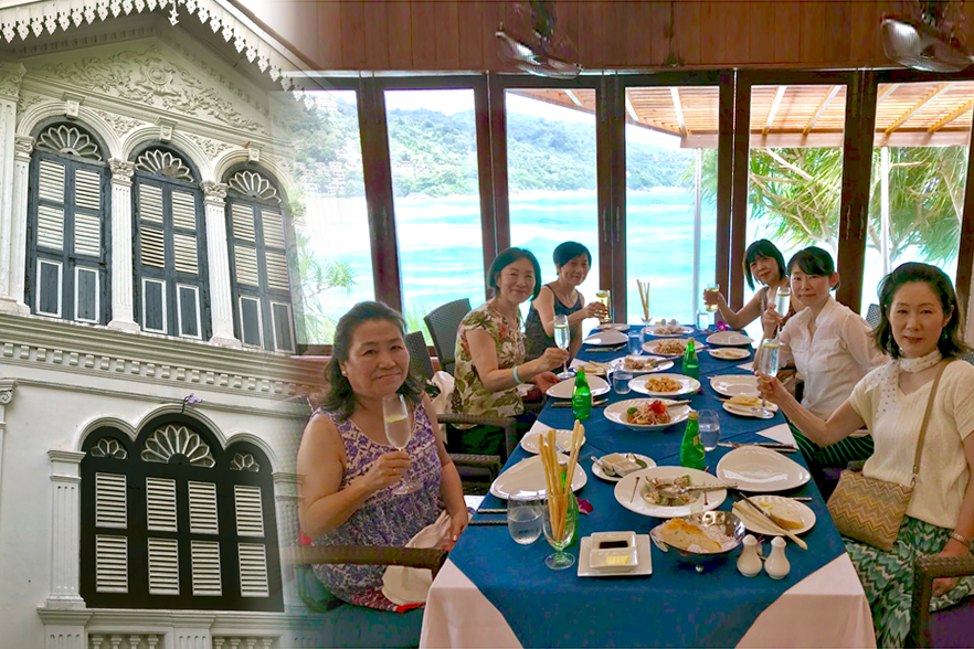 モムトリズ ヴィラ ロイヤル ホテルにあるレストランで