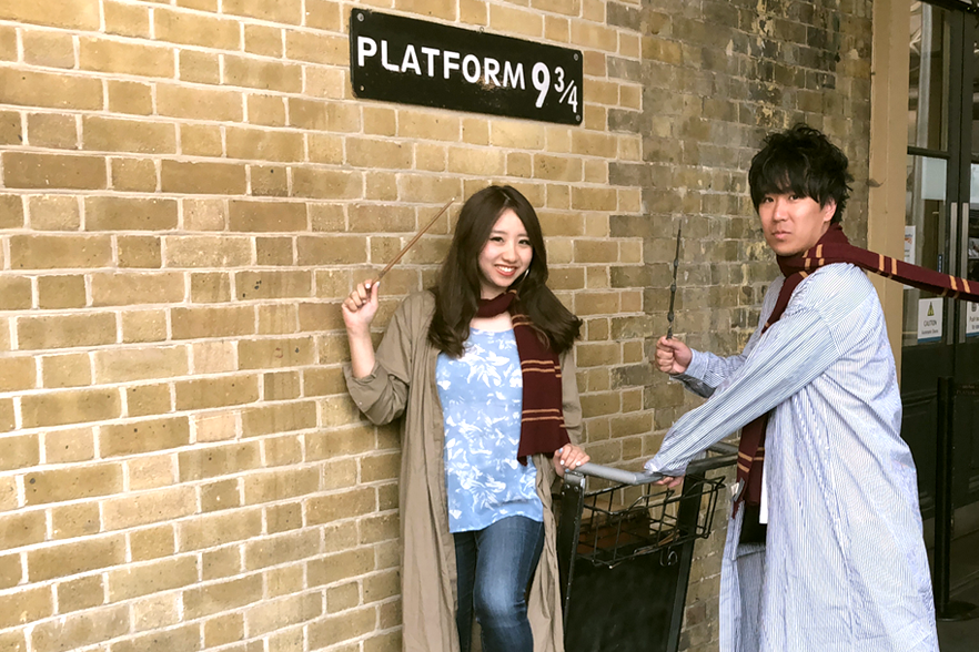 ハリーポッターでお馴染み！9と4分の3線