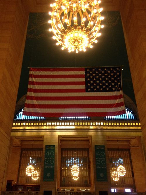 グランドセントラル駅のシャンデリア
