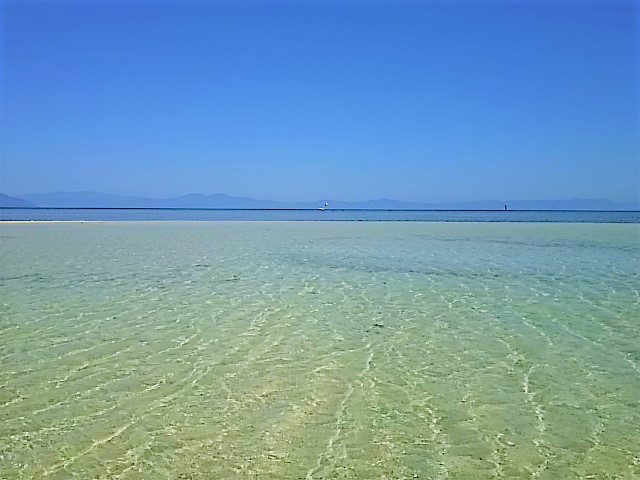 透明度の高い美しい海