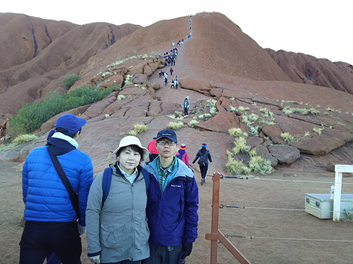 エアーズロック登山口