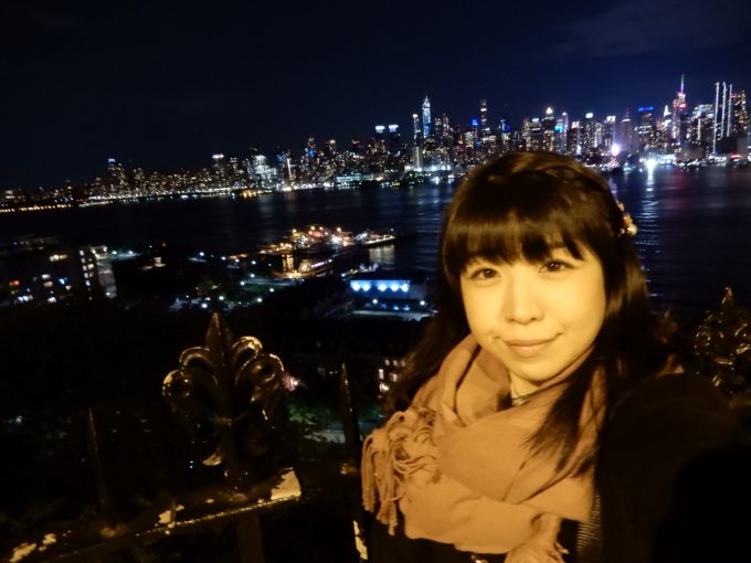 ニュージャージーのハミルトン・パークから見る夜景