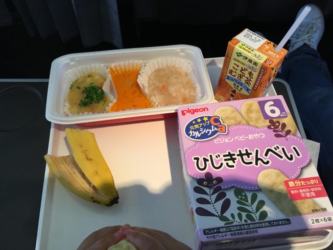 赤ちゃん用機内食