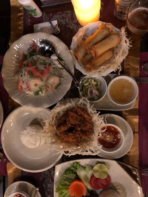 タイ料理の品々