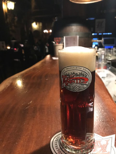 フランクフルトの美味しいビール