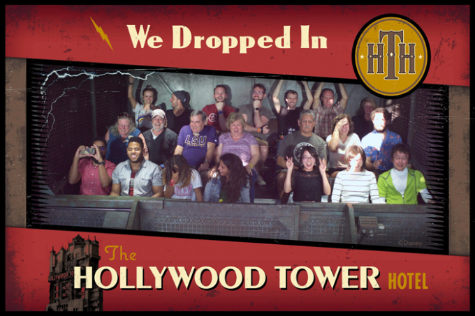 「トワイライトゾーン・タワー・オブ・テラー」の記念写真