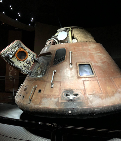 歴史を感じる実物の「アポロ14号」