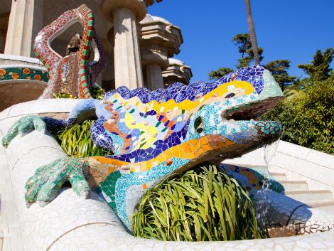 バルセロナ：グエル公園