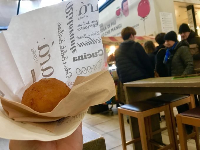 フィレンツェで食べた”アランチーニ”！美味しかった！！