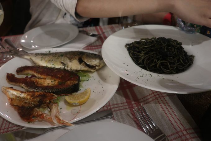 ベネチアで食べた海鮮料理