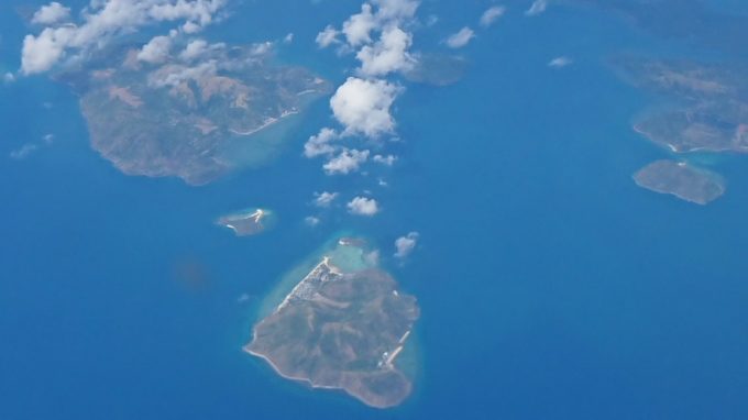 帰りの飛行機内から撮影