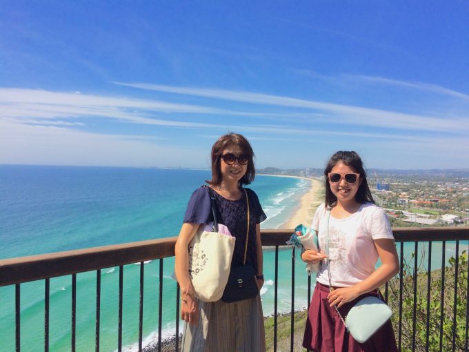 国立公園でハイキング。眺めが最高です！