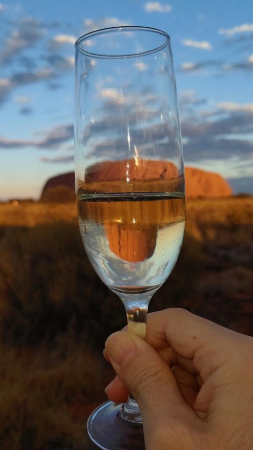 「逆さエアーズロック」サンセット