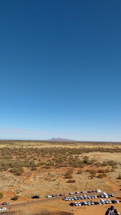 エアーズロック登山道からの眺望