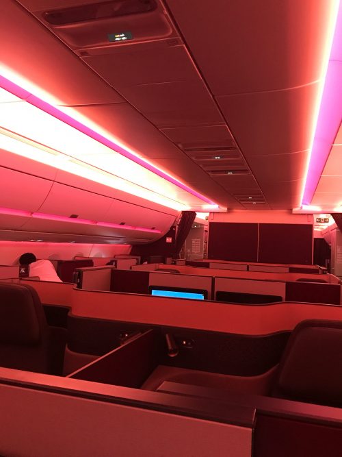 ビジネスクラスで快適でした♪