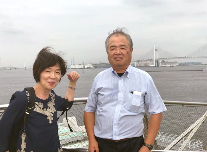 行ってきます！出港地横浜にて