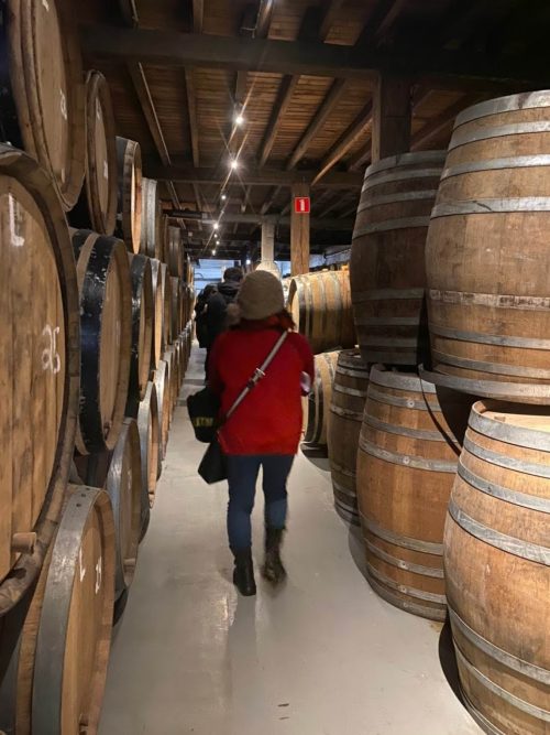 カンティヨン醸造所内