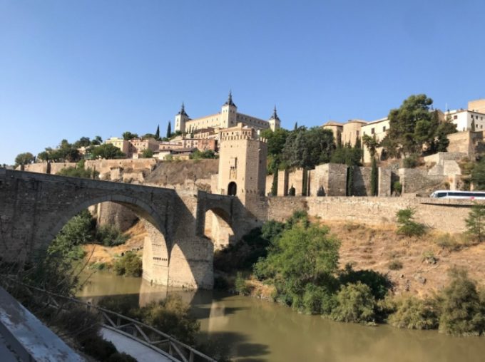 トレド ソコトレンに乗って街を見下ろした様子