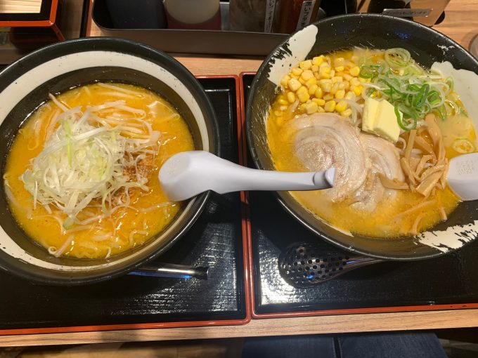 旅の最後は、味噌バターコーンラーメン♪