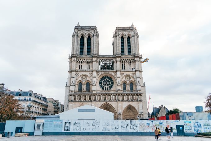 復元工事中だったノートルダム大聖堂