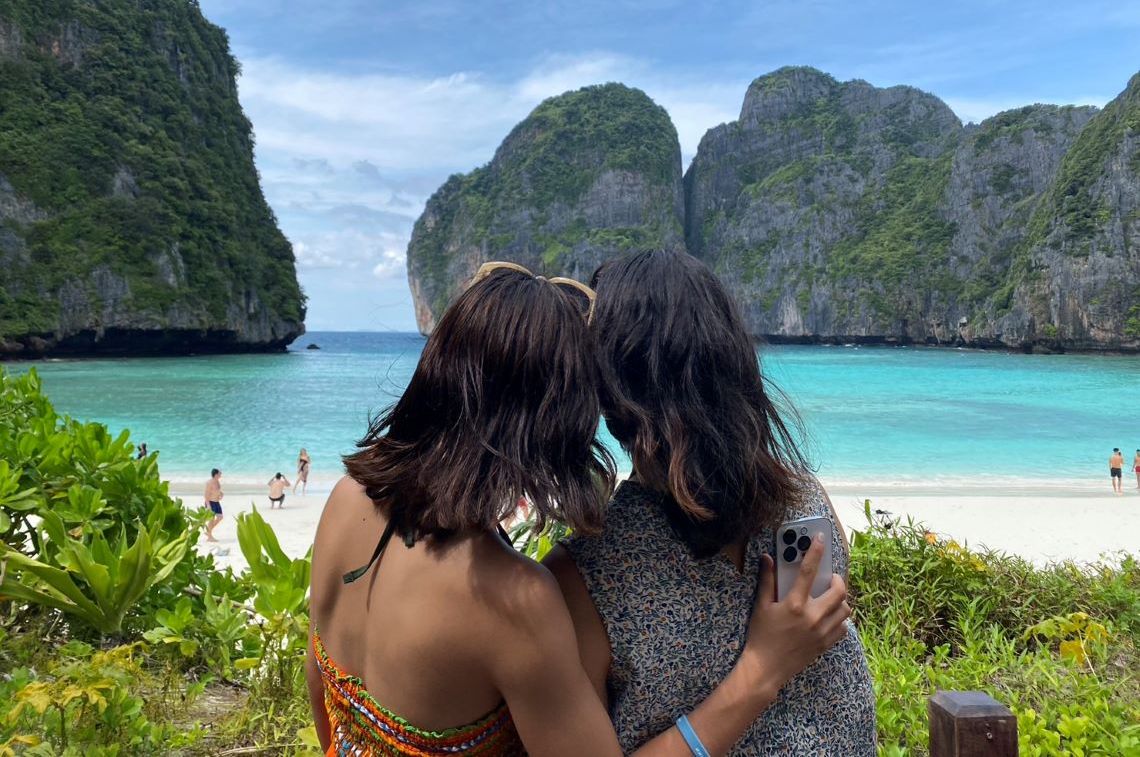 秘境マヤベイにて