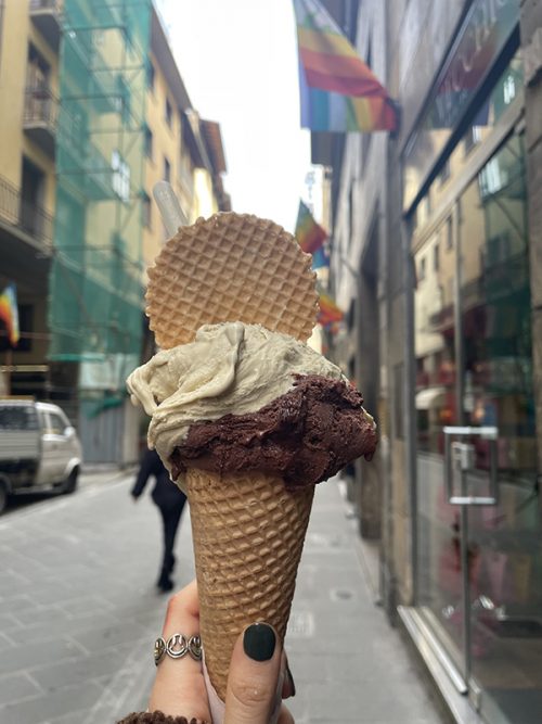 見た目も可愛いジェラート