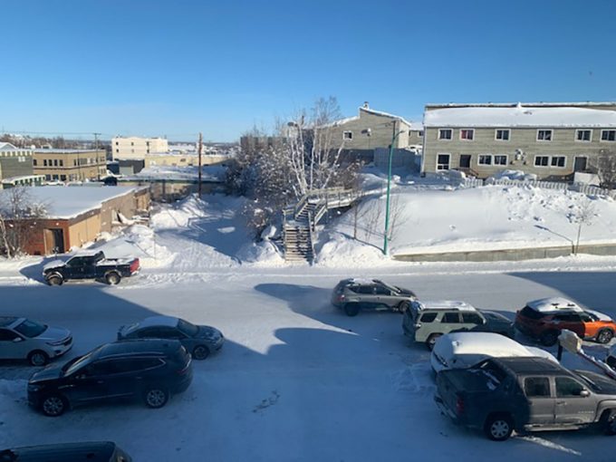 イエローナイフの街並み