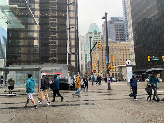 バンクーバーの街並み