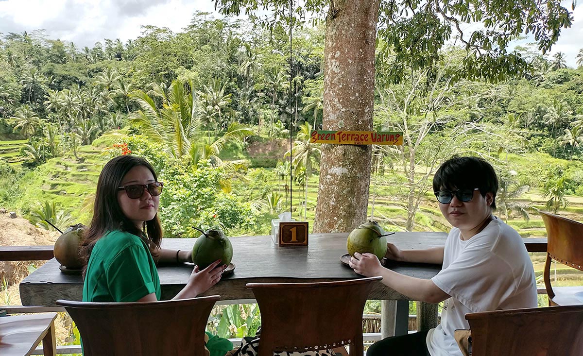 バリ島テガラランのライステラス