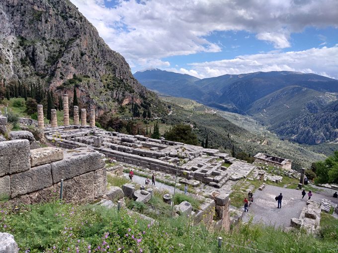 デルフィの古代遺跡