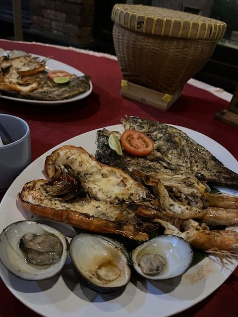 「Melati Bali」でイカンバカールをいただきました