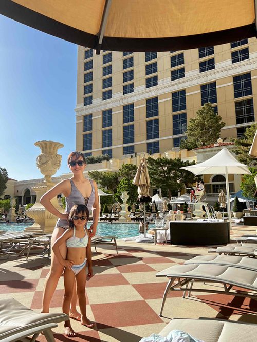 急遽水着を買ってプールを満喫!