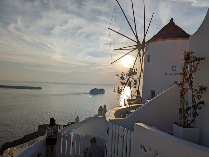 夕暮れ時のイア