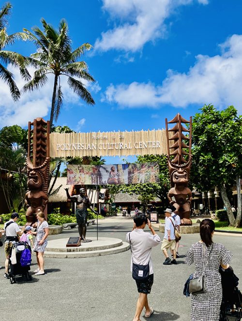 ポリネシア・カルチャー・センター入り口