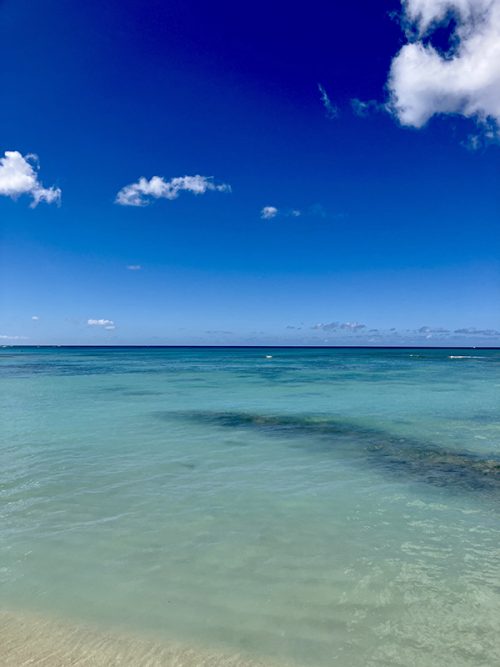 本当に空と海の青がきれい！