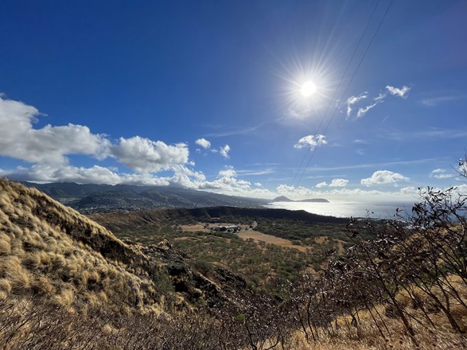 朝から素晴らしい景色